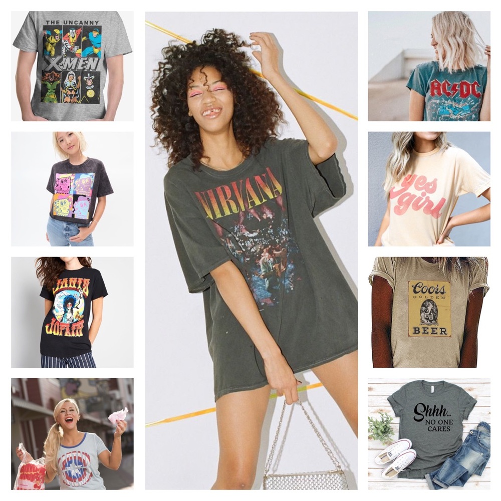 MYSTERY GRAPHIC TEE | Vintage/Band/Athletic